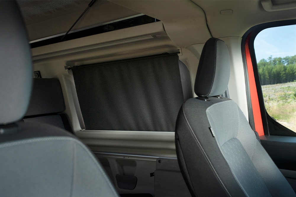 Tende oscuranti per Maggiore privacy nel Ford Nugget.
