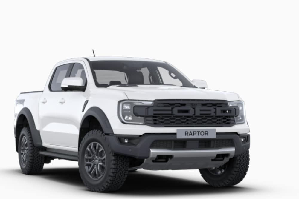 Vista frontale del Raptor