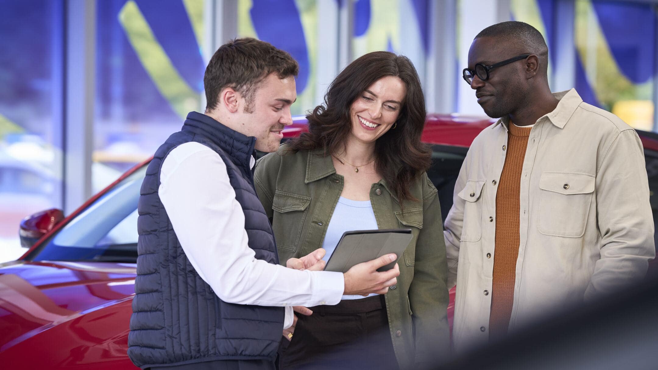 Consulente clienti durante un colloquio