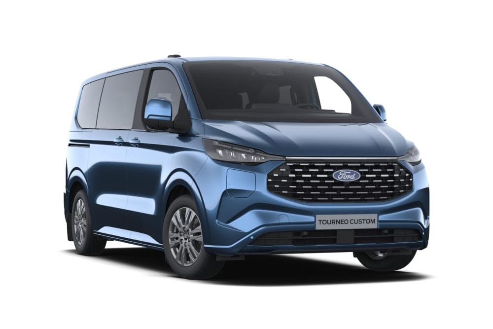 Vista frontale del nuovo Tourneo Custom.