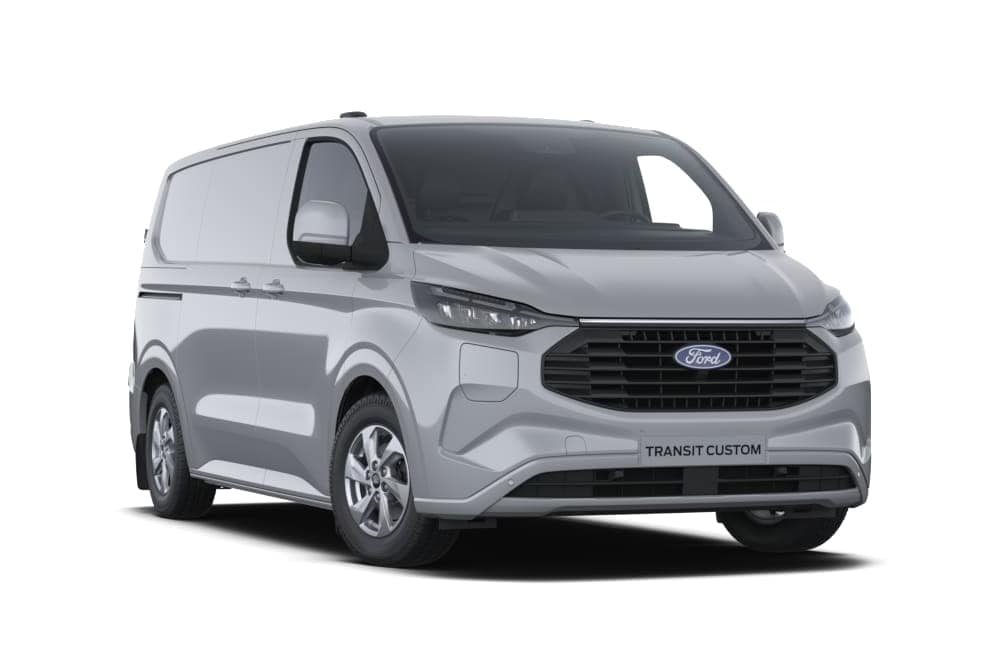 Vista frontale del nuovo Transit Custom.