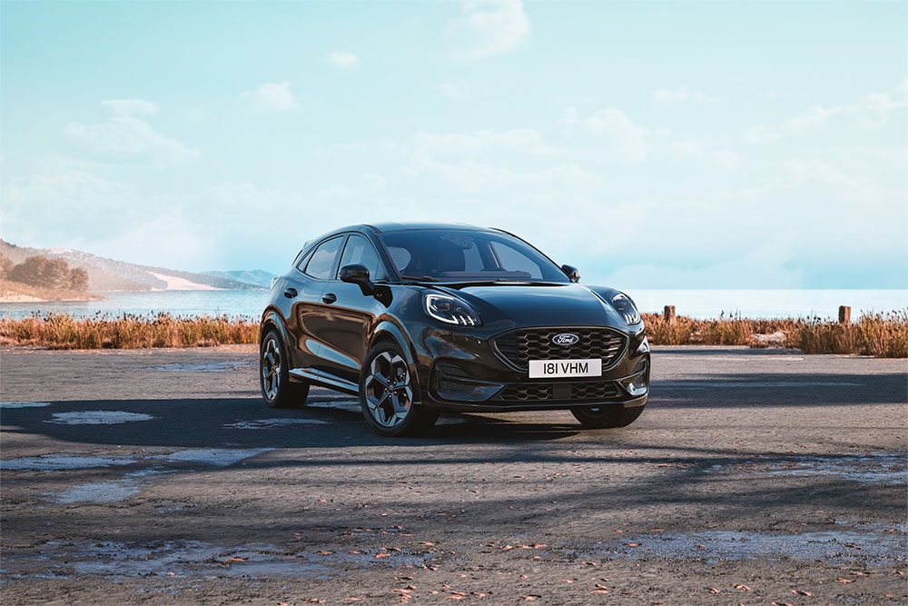 Un Puma Black Edition su strada.