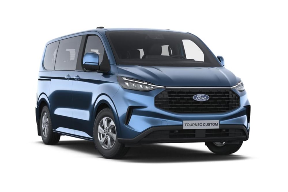 Vista frontale del Tourneo Custom