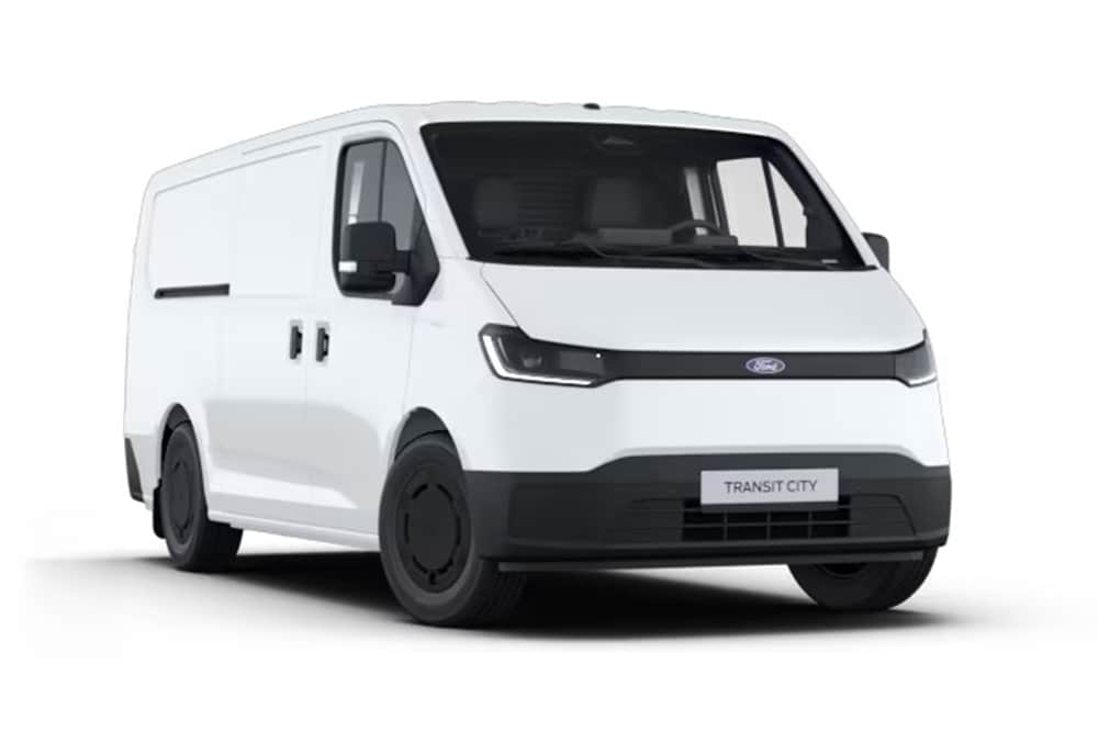 Vista frontale dell'E-Transit City
