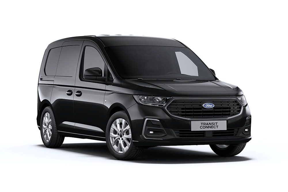 Vista frontale del Transit Connect PHEV