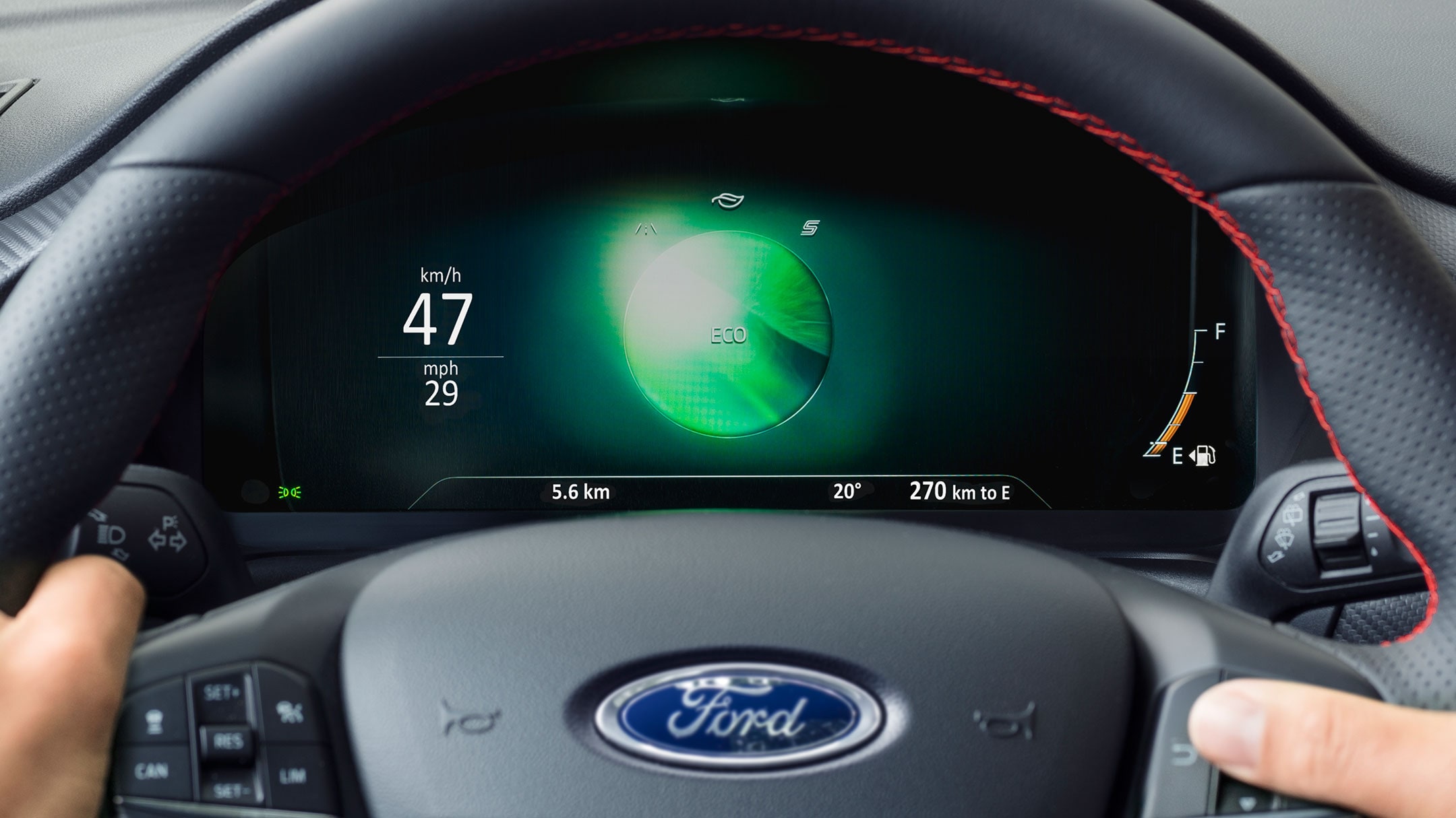 Ford Puma selectable drive mode close up