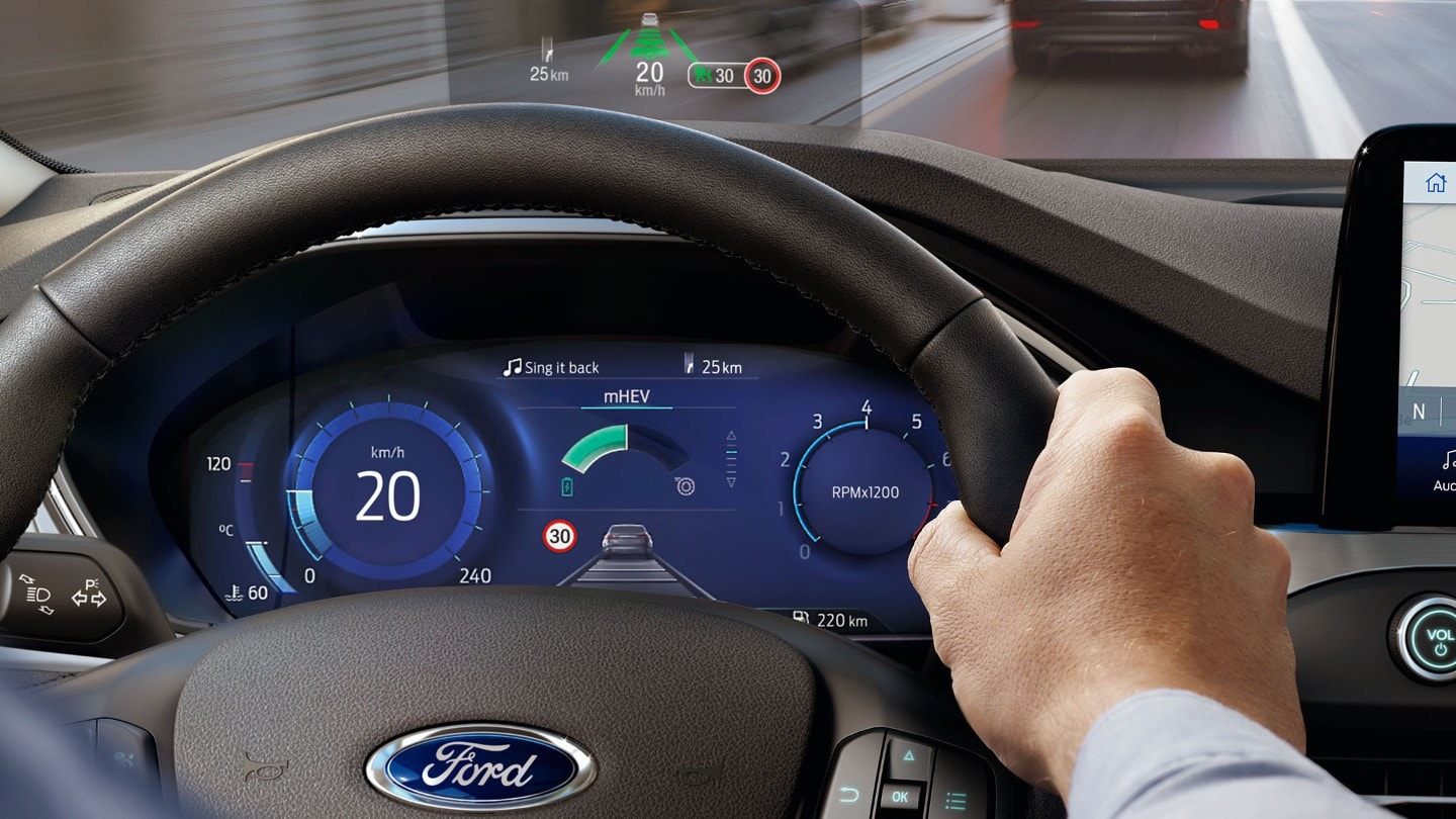 Ford Focus ST, Head-up display.