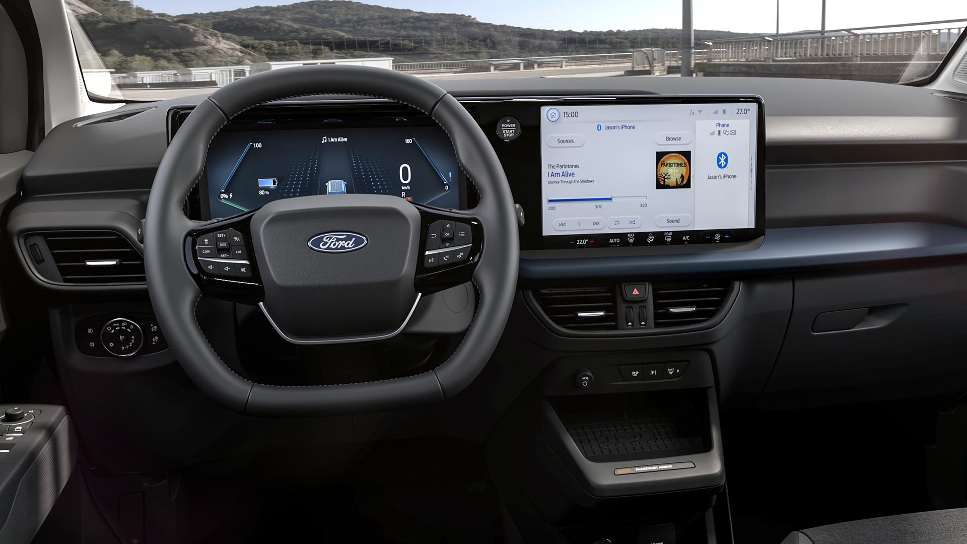 Ford E-Tourneo Courier Active – Interni e touchscreen