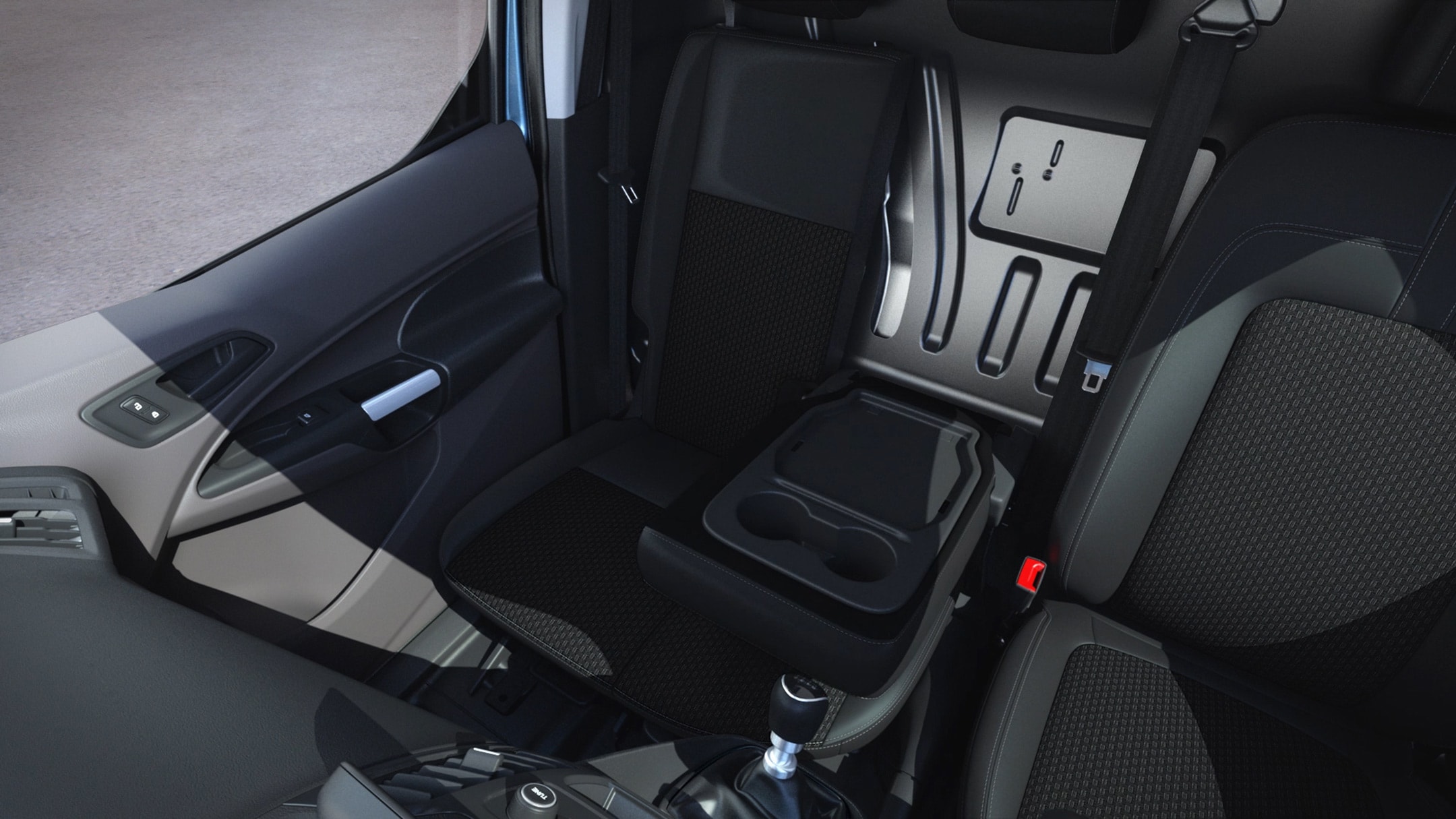 Ford Transit Connect flessibile doppio passeggero sedili dettaglio