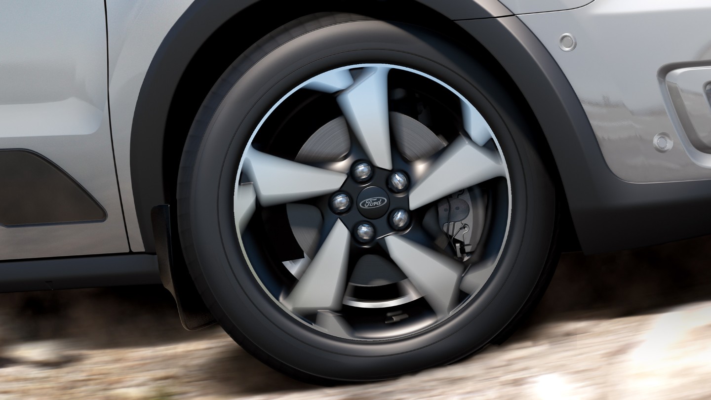 Ford Transit detail of tyre