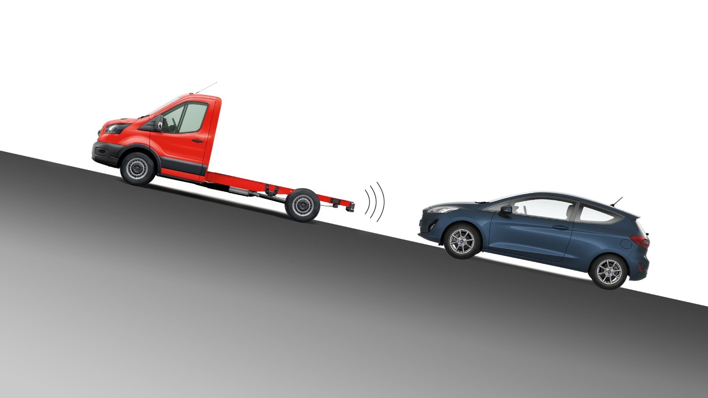 Ford Transit Chassis Cab, illustrazione del sistema di assistenza alla partenza in salita