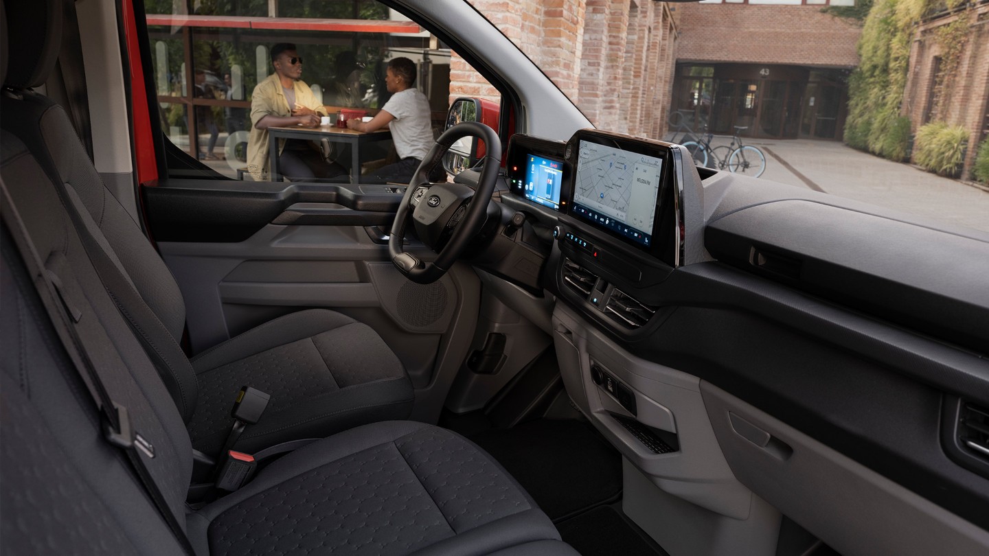 Ford Transit Custom, vista interna
