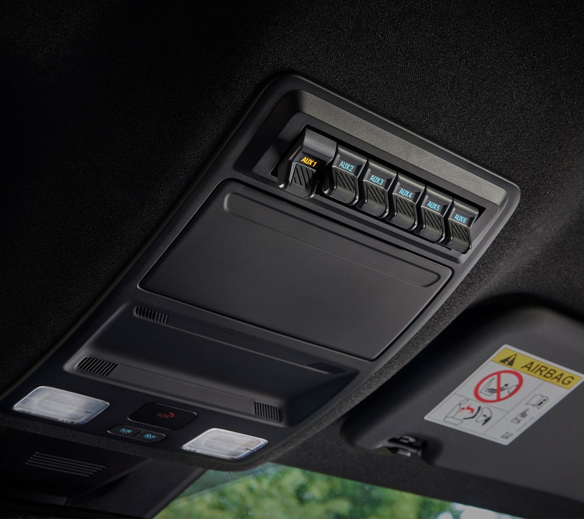 All-New Ranger Raptor auxiliary switch panel