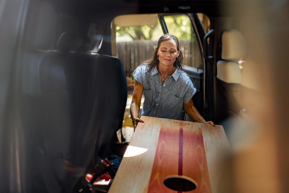 Ford F-150 Lightning gear storage