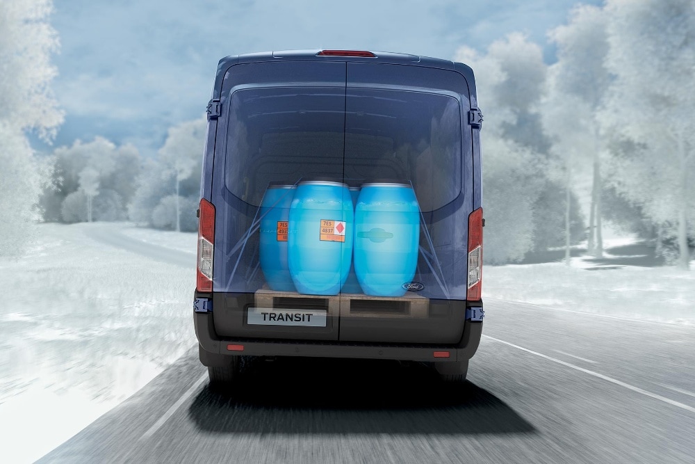 Ford Transit, illustrazione del controllo adattivo del carico